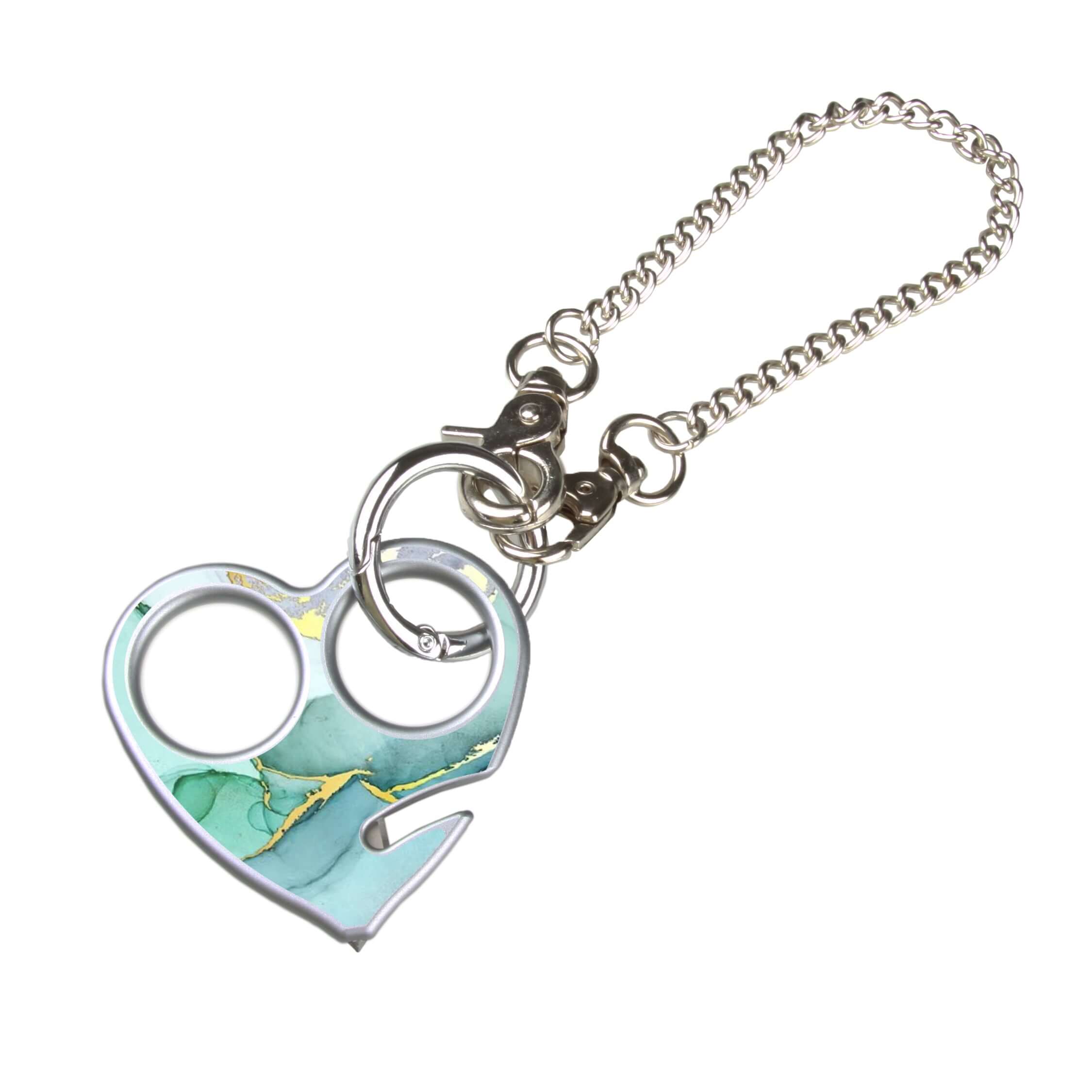 Stinger Sweetheart Self-Defense Keychain, Mini EDC Emergency Tool, Glass Breaker, Seatbelt Cutter, Car Rearview Mirror Pendant Décor