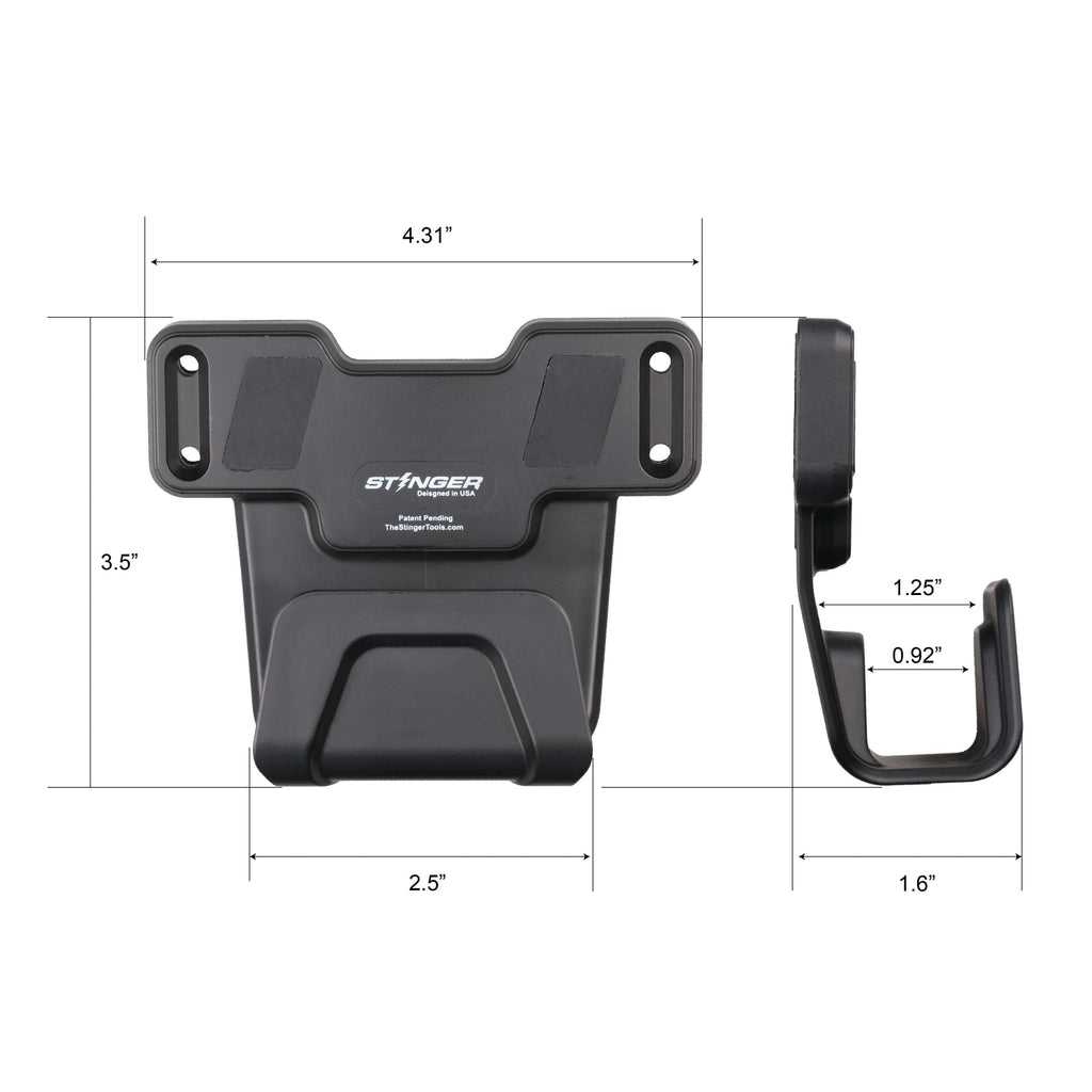 Stinger Magnetic Gun Mount (M1) w/ Safety Trigger Guard Protection (USA Flag 2-Pack)