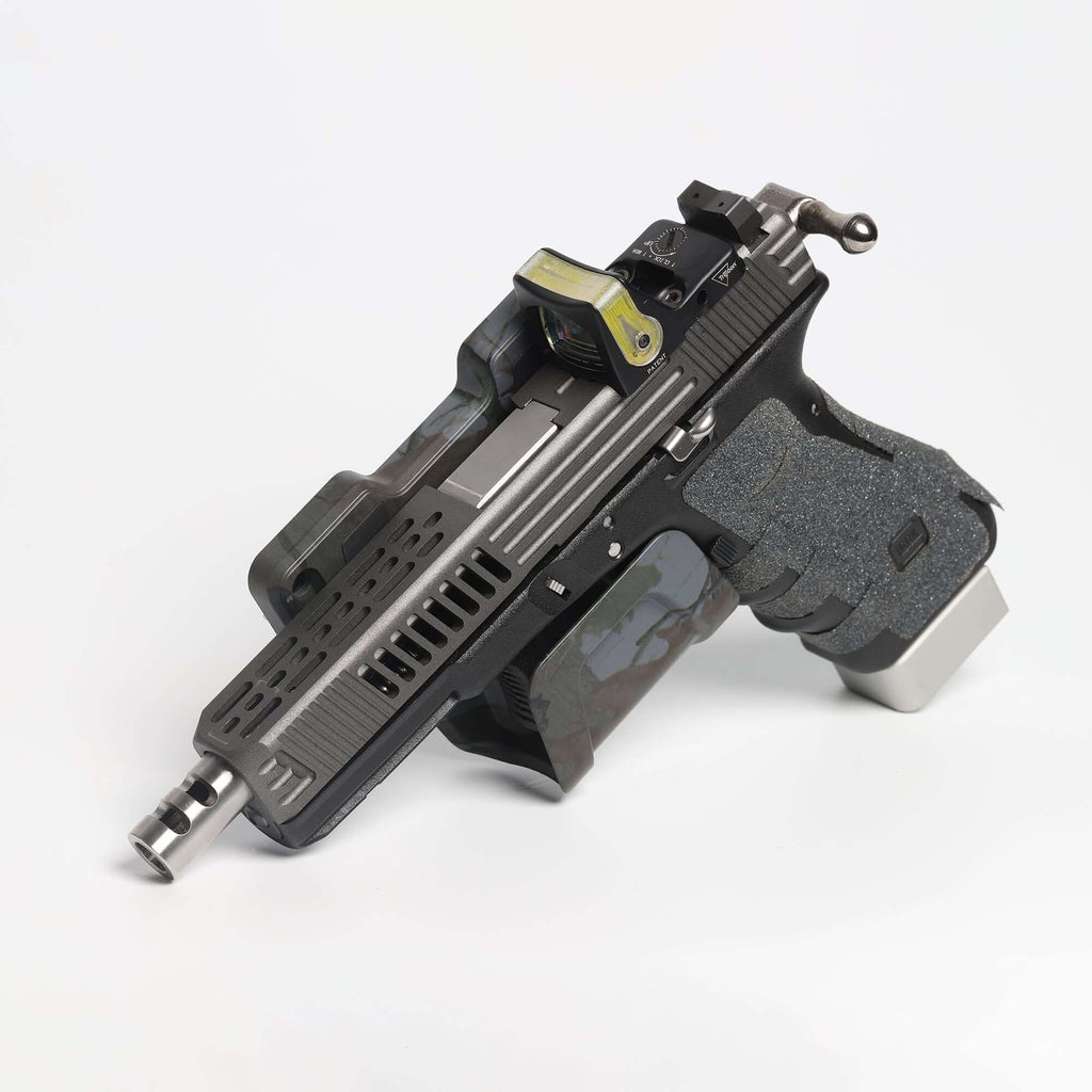 Stinger Magnetic Gun Mount (M1) w/ Safety Trigger Guard Protection (Camouflage, 2-Pack)