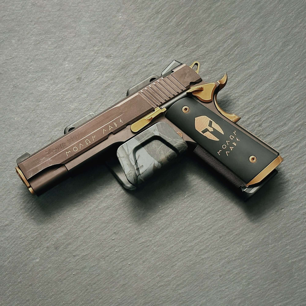 Stinger Magnetic Gun Mount (M1) w/ Safety Trigger Guard Protection (Camouflage, 2-Pack)