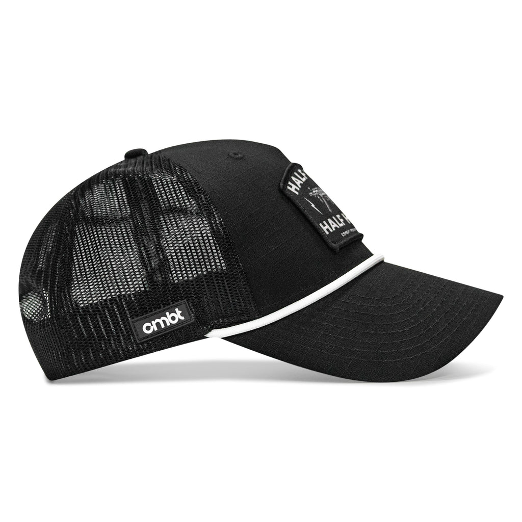 Half Hood. Half Holy Patch Rope Snapback Hat