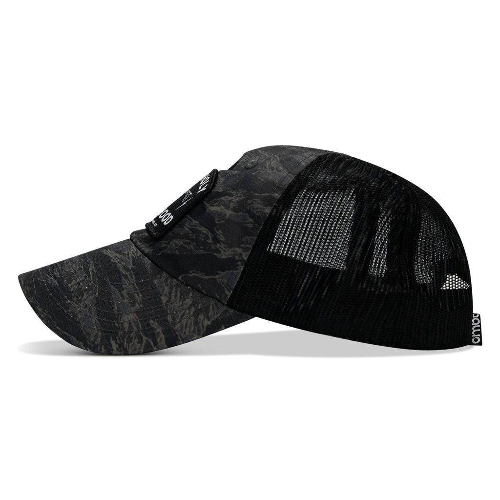 Half Holy. Half Hood Patch. Tactical Ripstop Mesh Snapback Hat