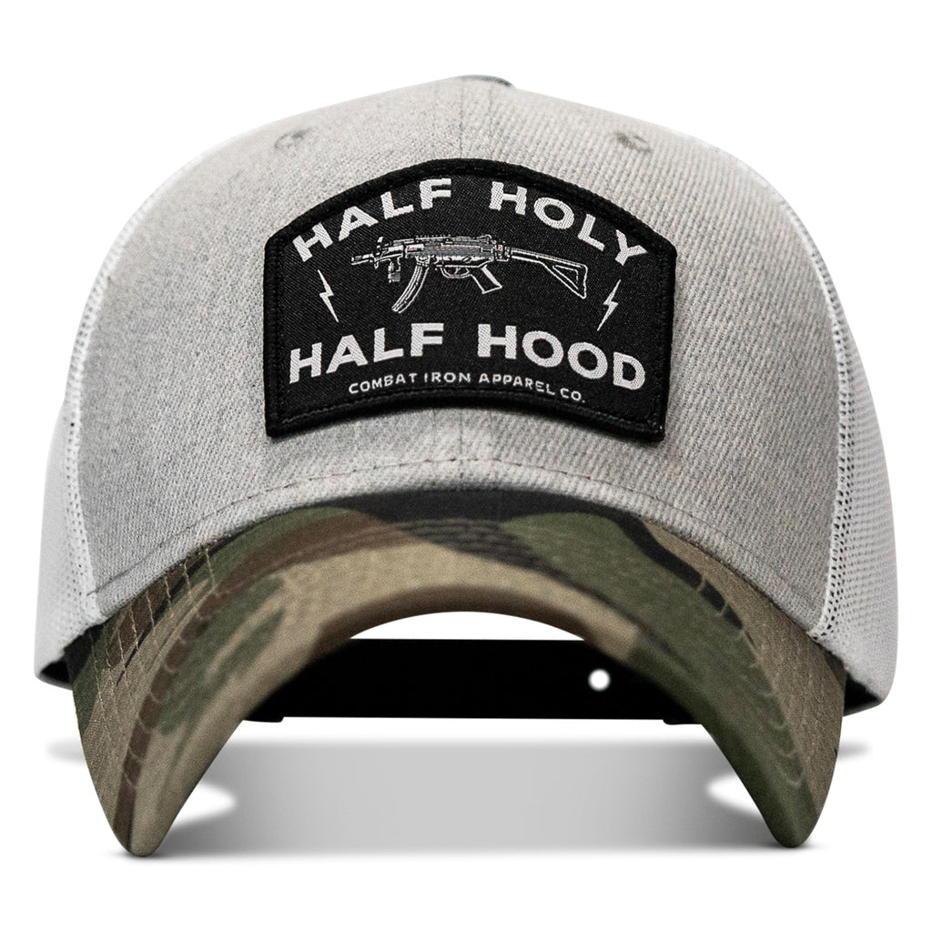 Half Holy. Half Hood. Patch Snapback Hat