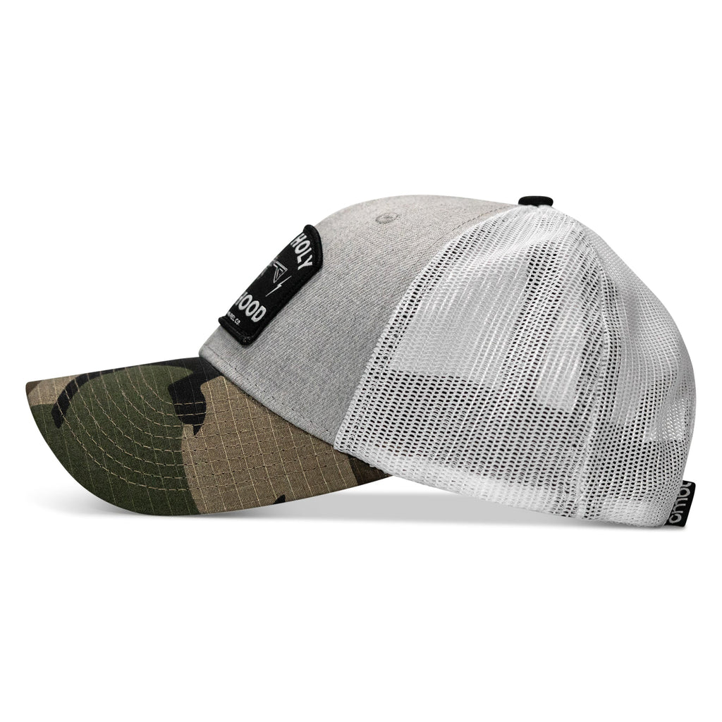 Half Holy. Half Hood. Patch Snapback Hat