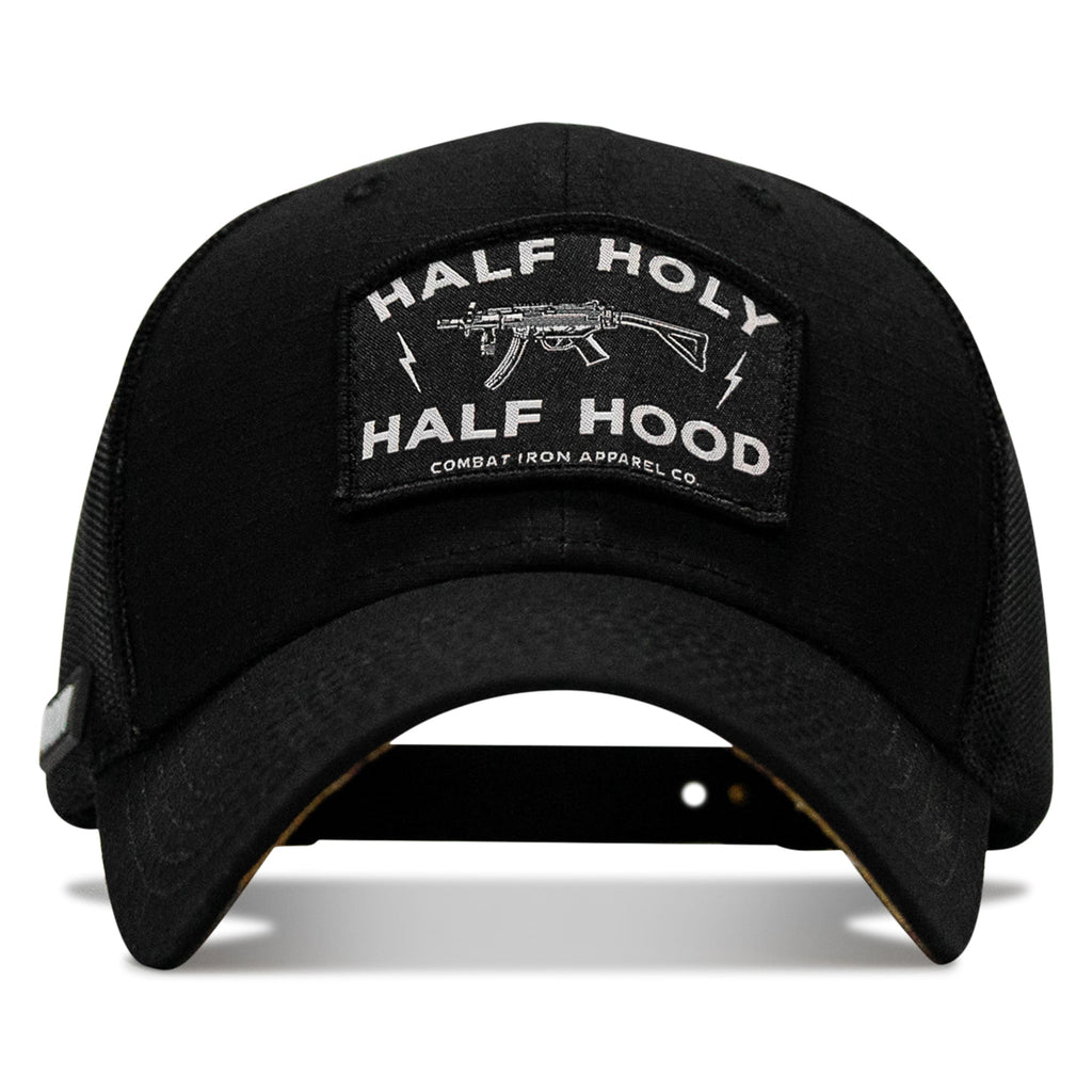 Half Holy. Half Hood Patch Original Ripstop Snapback Hat