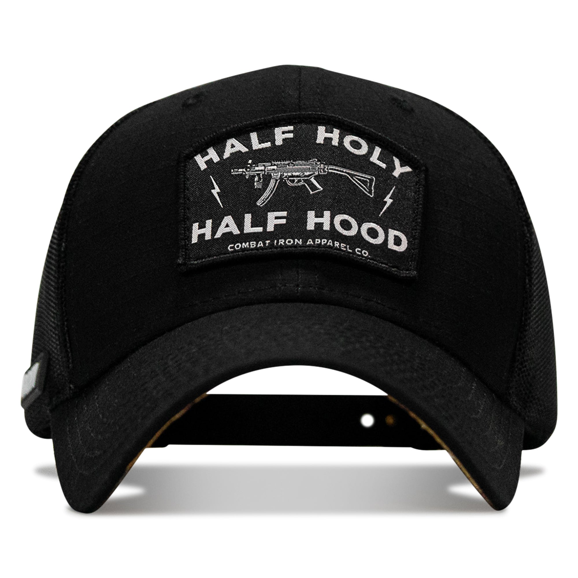 Half Holy. Half Hood Patch Original Ripstop Snapback Hat
