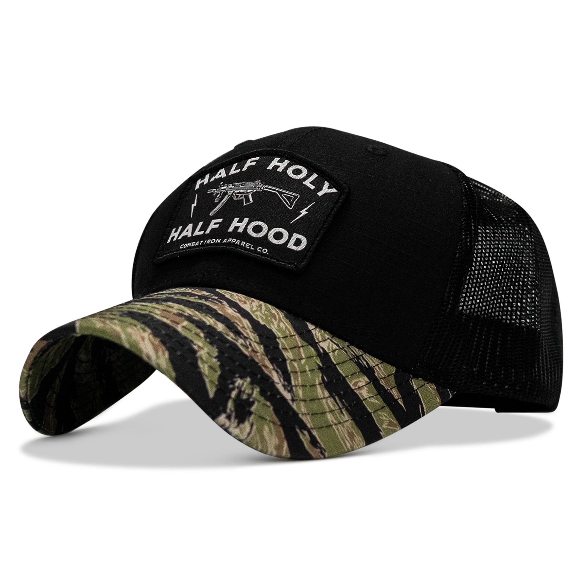 Half Holy. Half Hood Patch Original Ripstop Snapback Hat
