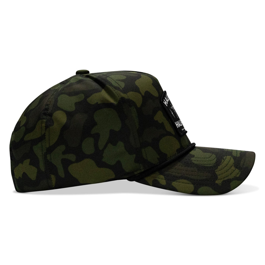 Half Holy. Half Hood. Patch 5 Pannel Rope Snapback