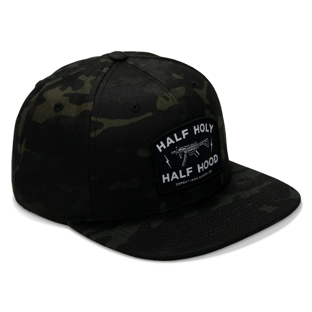 Half Holy. Half Hood. Flatbill Hat