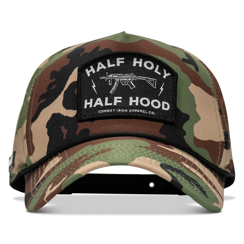 Half Holy. Half Hood. Patch Weekender Snapback