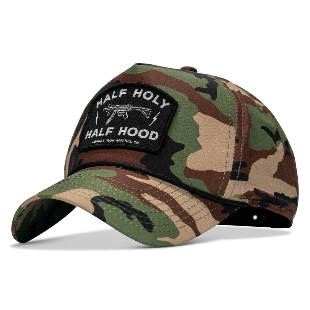 Half Holy. Half Hood. Patch Weekender Snapback