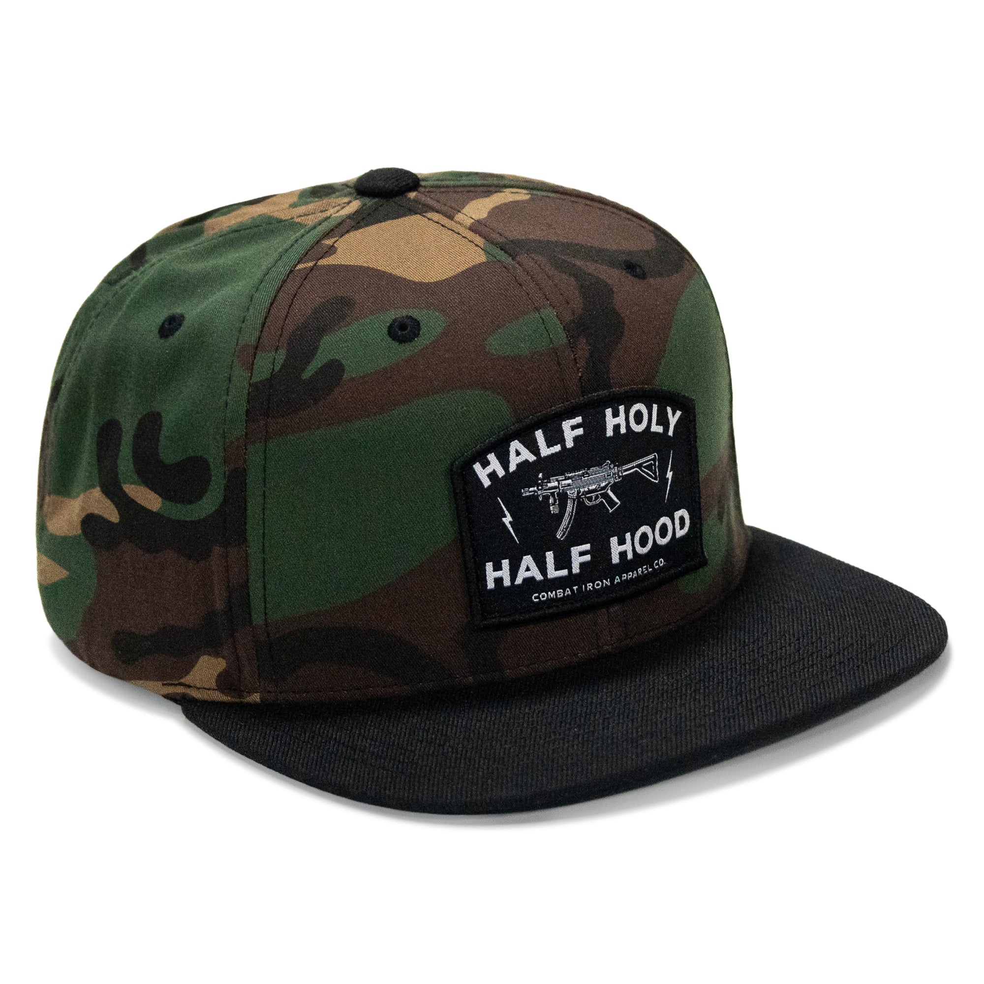Half Holy. Half Hood. Flatbill Hat