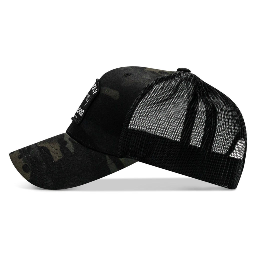 Half Holy. Half Hood. Patch Snapback Hat