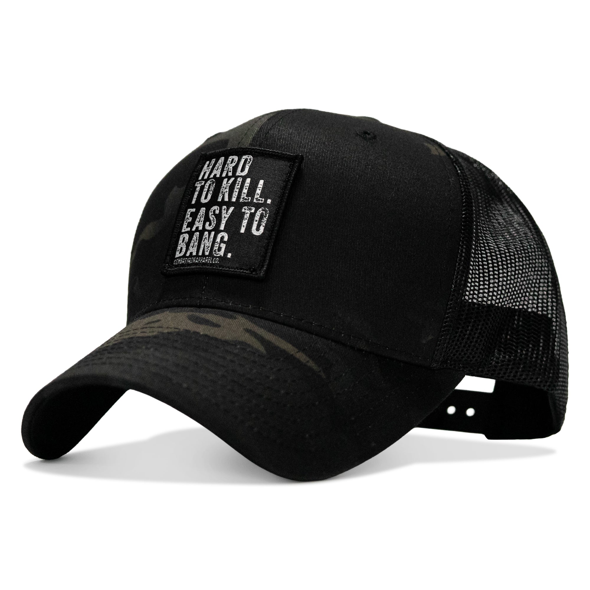 Hard to Kill. Easy to Bang. Patch Snapback Hat