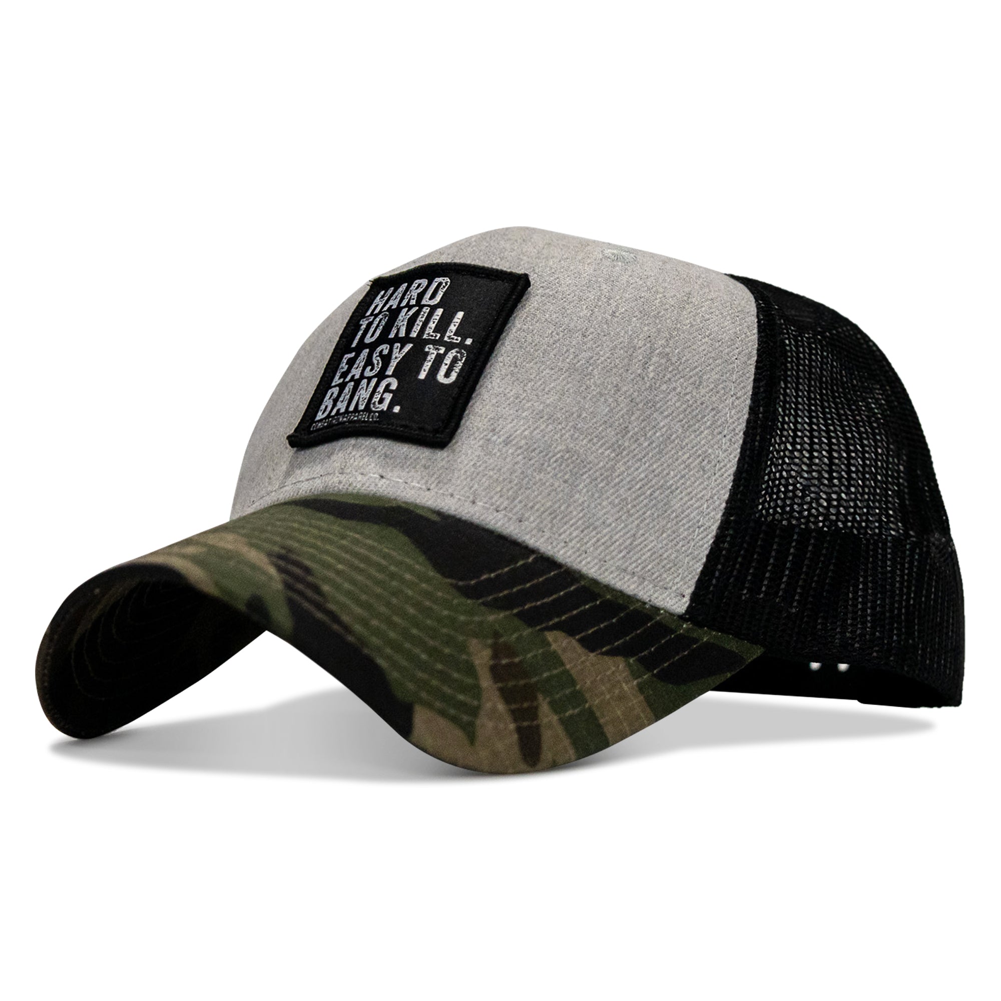 Hard to Kill. Easy to Bang. Patch Snapback Hat