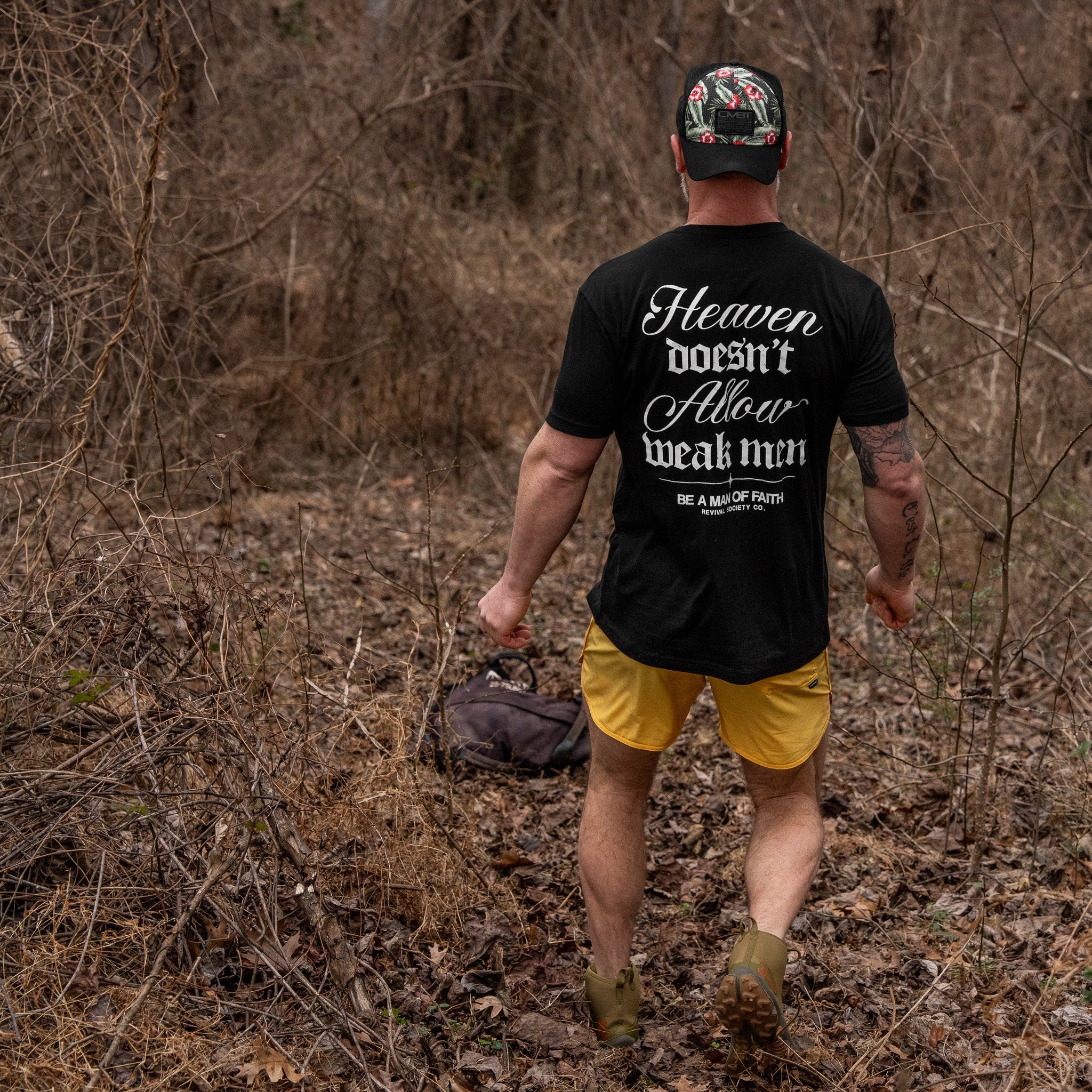 Heaven Doesn't Allow Weak Men Men's T-Shirt