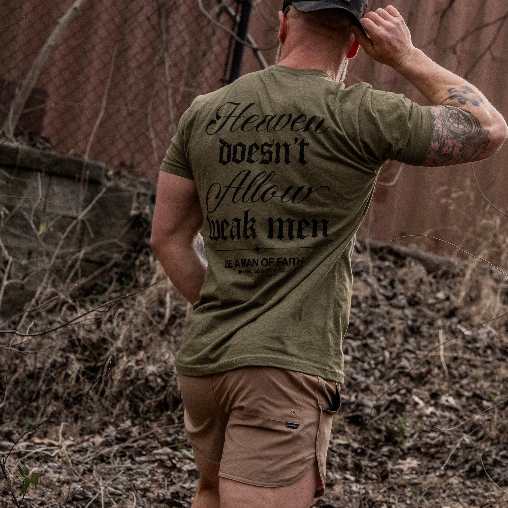 Heaven Doesn't Allow Weak Men Men's T-Shirt