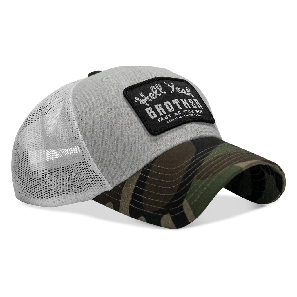 Hell Yeah Brother Patch Snapback Hat
