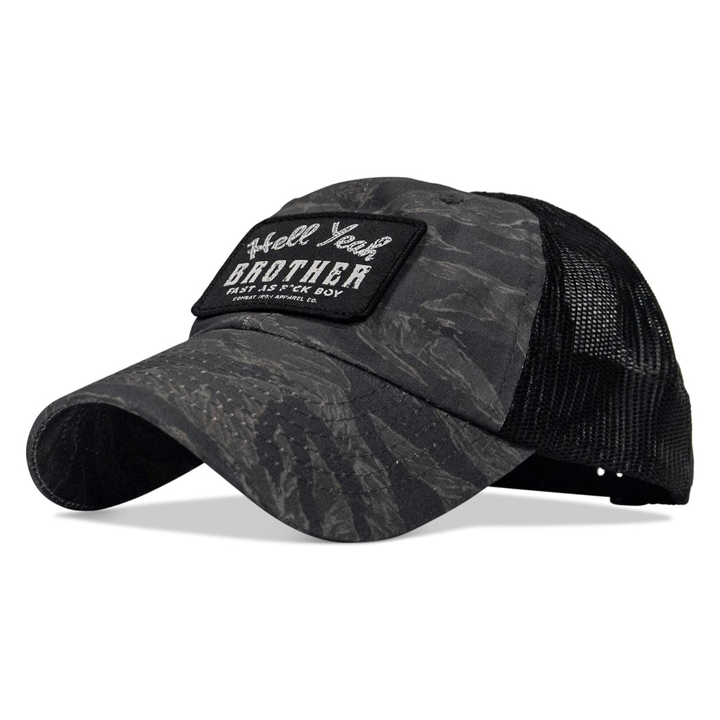 Hell Yeah Brother Patch Tactical Ripstop Mesh Snapback Hat
