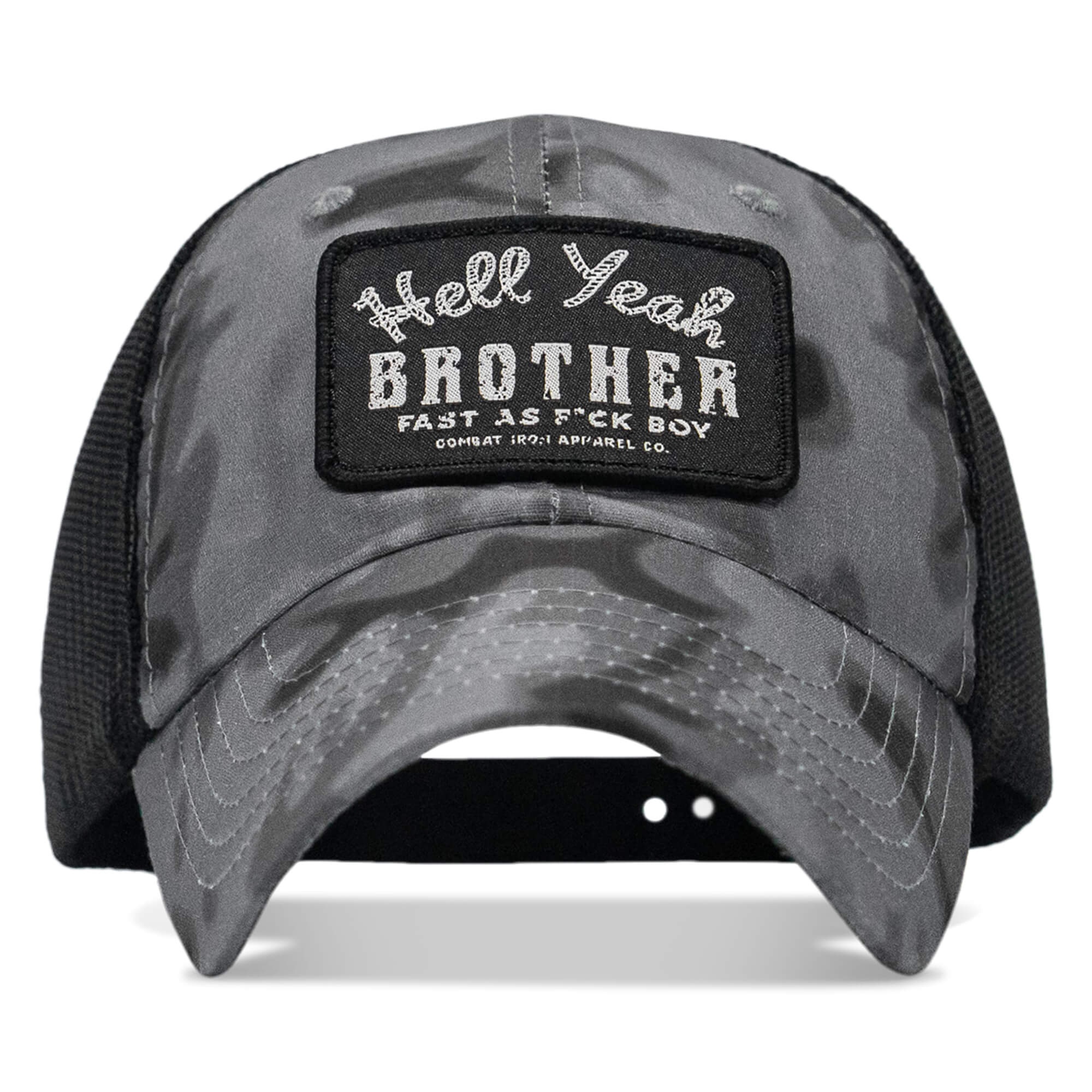 Hell Yeah Brother Patch Tactical Ripstop Mesh Snapback Hat