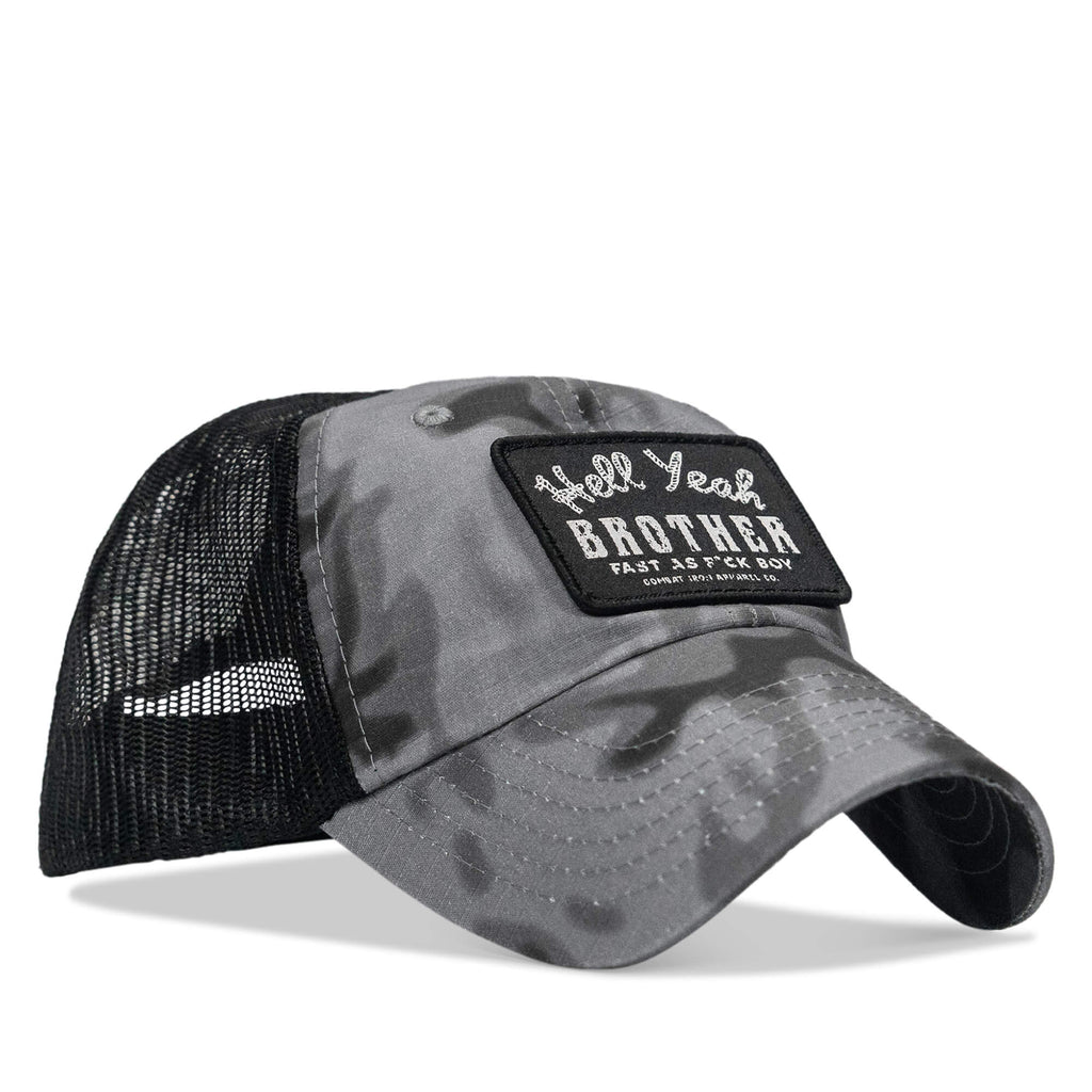 Hell Yeah Brother Patch Tactical Ripstop Mesh Snapback Hat