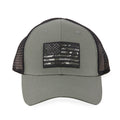 American Flag-Camo PVC Trucker Mesh Hat