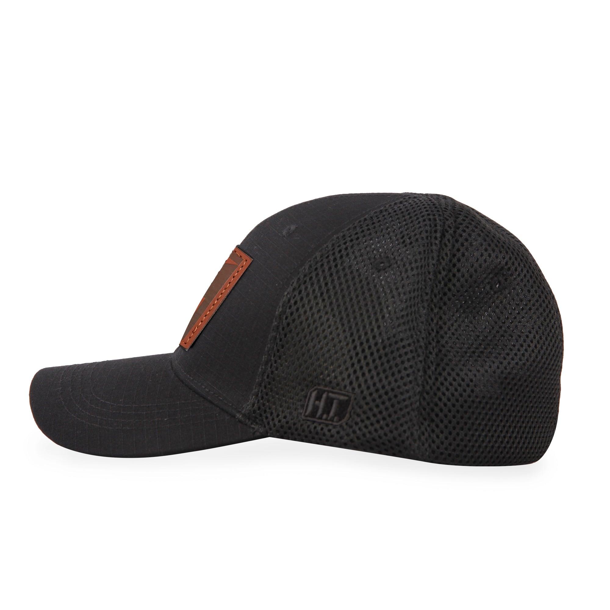 American Flag/HT Leather - Soft Mesh Hat