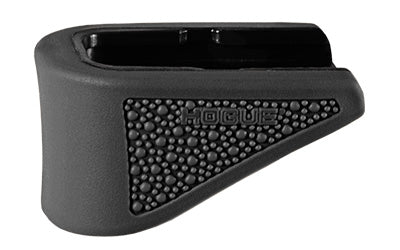 Hogue Grip Extension |  Magazine Base Pad |  Fits Glock 42 |  .380 ACP 6 Round Magazine |  OverMolded Material |  Cobblestone Texture |  Black