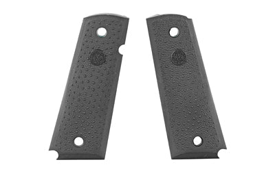 Hogue Rubber Grip |  Fits 1911 Govt Model |  Palm Swells |  Black