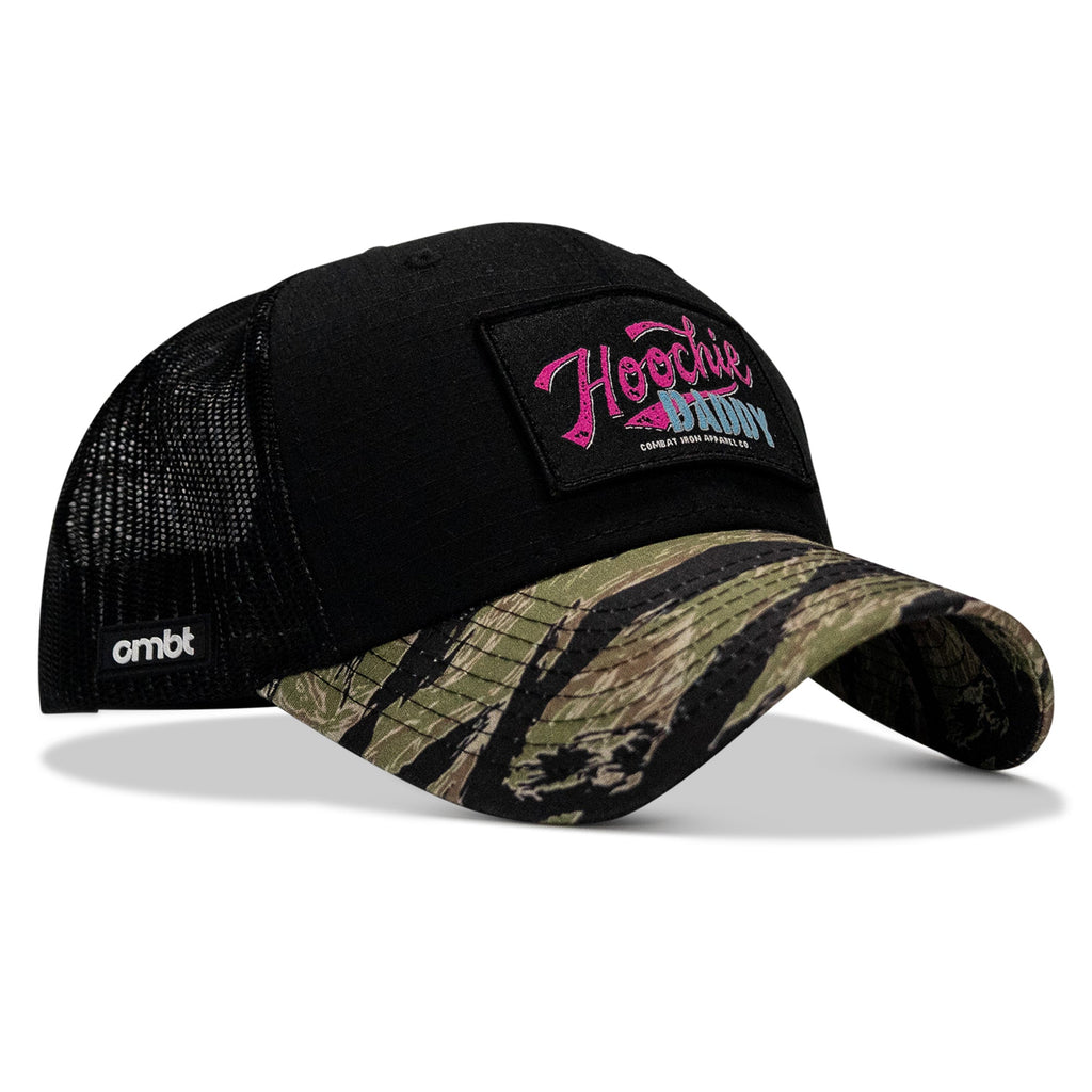Hoochie Daddy Retro Script Patch Original Ripstop Snapback Hat