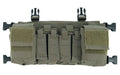 Haley Strategic Partners D3CRX |  Chest Rig |  Nylon Construction |  Coyote Brown |  Includes (4) Rifle Magazine Pouches |  (4) Pistol Pouches |  (2) Pouches
