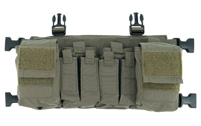 Haley Strategic Partners D3CRX |  Chest Rig |  Nylon Construction |  Coyote Brown |  Includes (4) Rifle Magazine Pouches |  (4) Pistol Pouches |  (2) Pouches