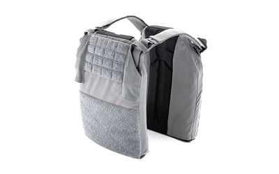 Haley Strategic Partners Thorax |  Plate Bags |  Large |  Compatible with all HSP Chest Rigs and Placards |  Accommodates .75" to 1.125" Thick Plates |  Gray