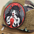 Succubus - Goth Vampire -  3.5" PVC Patch