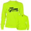 Identify As A Hammer - Long Sleeve Safety Yellow Hi-Vis