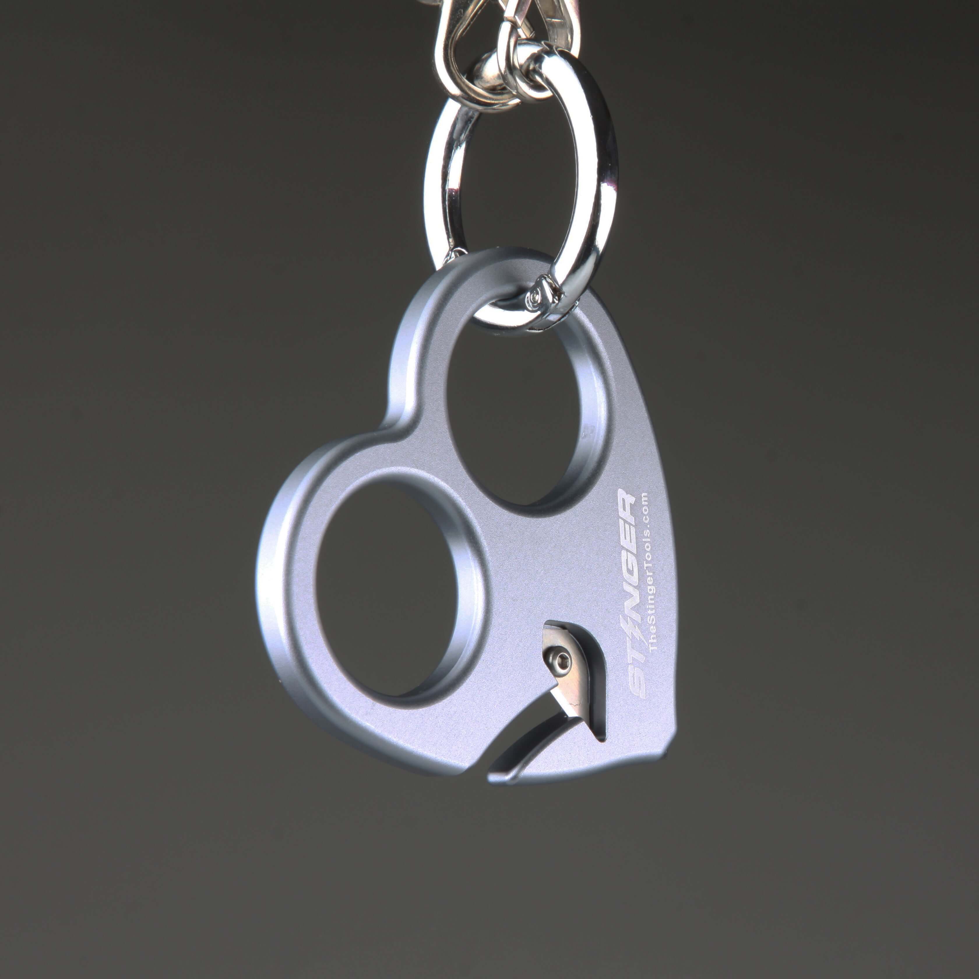 Stinger Sweetheart Self-Defense Keychain, Mini EDC Emergency Tool, Glass Breaker, Seatbelt Cutter, Car Rearview Mirror Pendant Décor