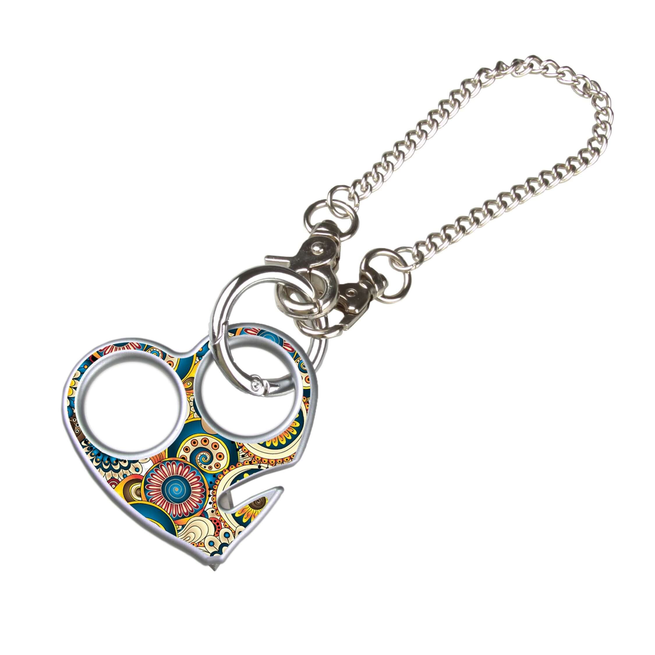 Stinger Sweetheart Self-Defense Keychain,  Mini EDC Emergency Tool, Glass Breaker, Seatbelt Cutter, Car Rearview Mirror Pendant Décor