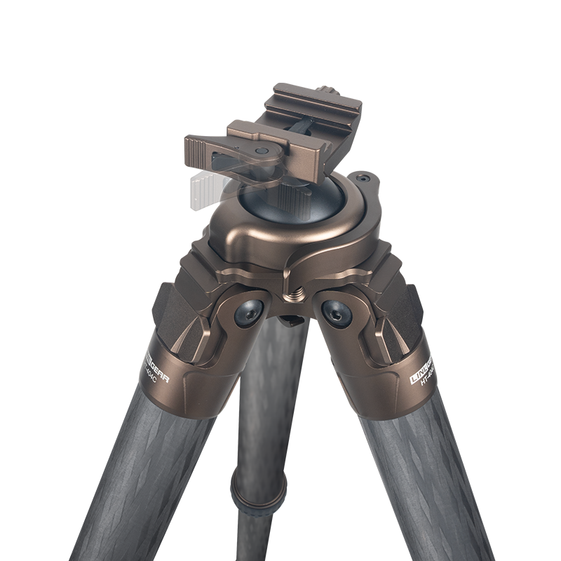 LINKOGEAR HT-404C Carbon Fiber Hunting Tripod Rest – Picatinny QR – Brown