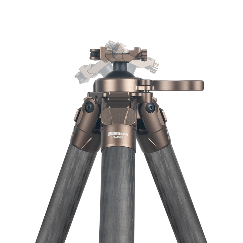 LINKOGEAR HT-404C Carbon Fiber Hunting Tripod Rest – Picatinny QR – Brown