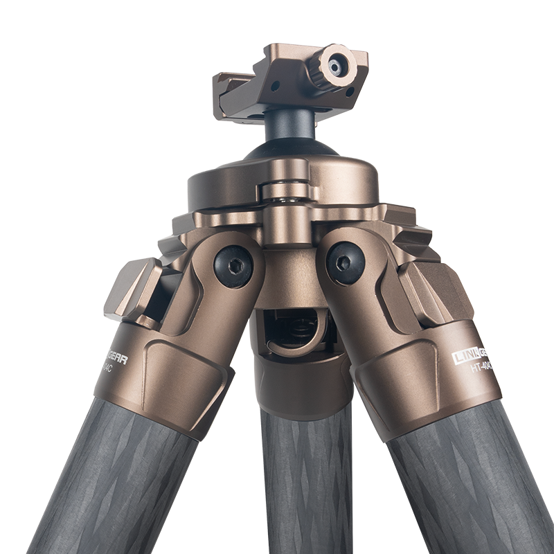 LINKOGEAR HT-404C Carbon Fiber Hunting Tripod Rest – Picatinny QR – Brown