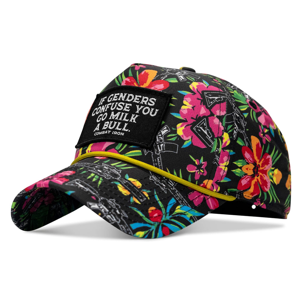 If Genders Confuse You Go Milk A Bull Patch Weekender Snapback Hat