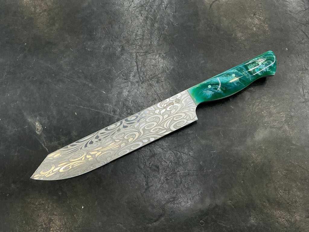 K-Tip Slicer in CPM MagnaCut - Fantasy Resin Handle 7 3/4”” (197mm)