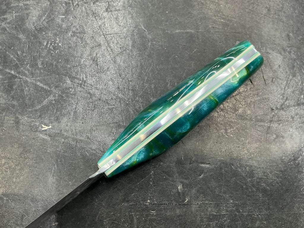 K-Tip Slicer in CPM MagnaCut - Fantasy Resin Handle 7 3/4”” (197mm)