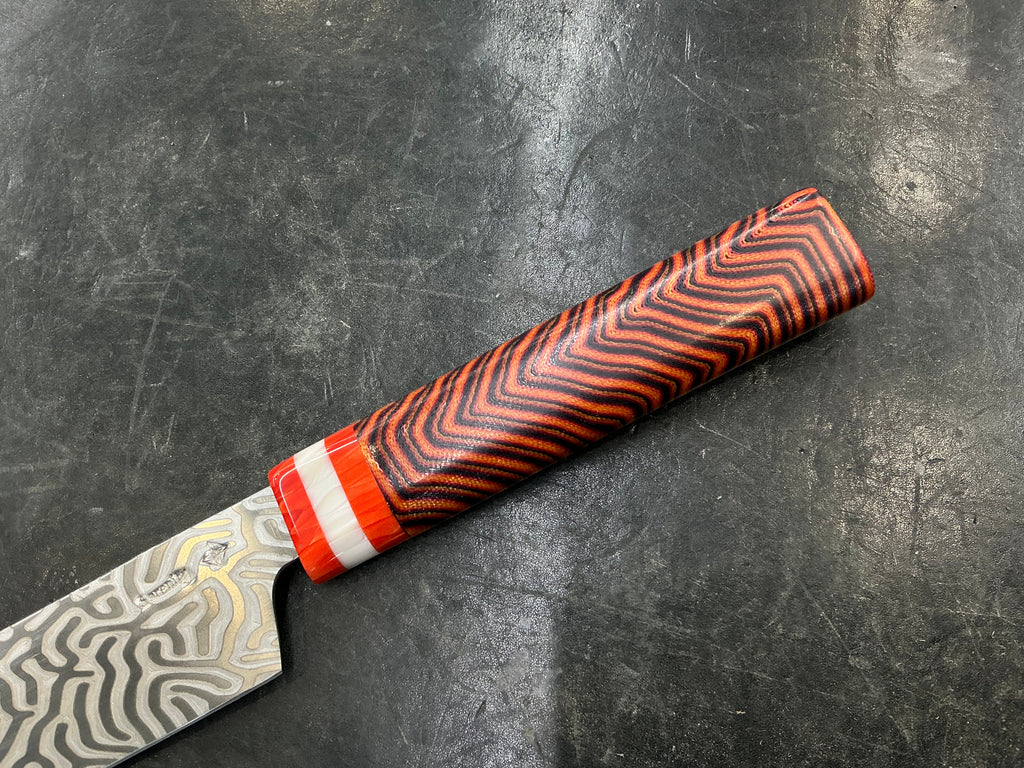 Brain Coral Slicer in CPM MagnaCut - Juma & Micarta Handle 8 3/4”” (220mm)