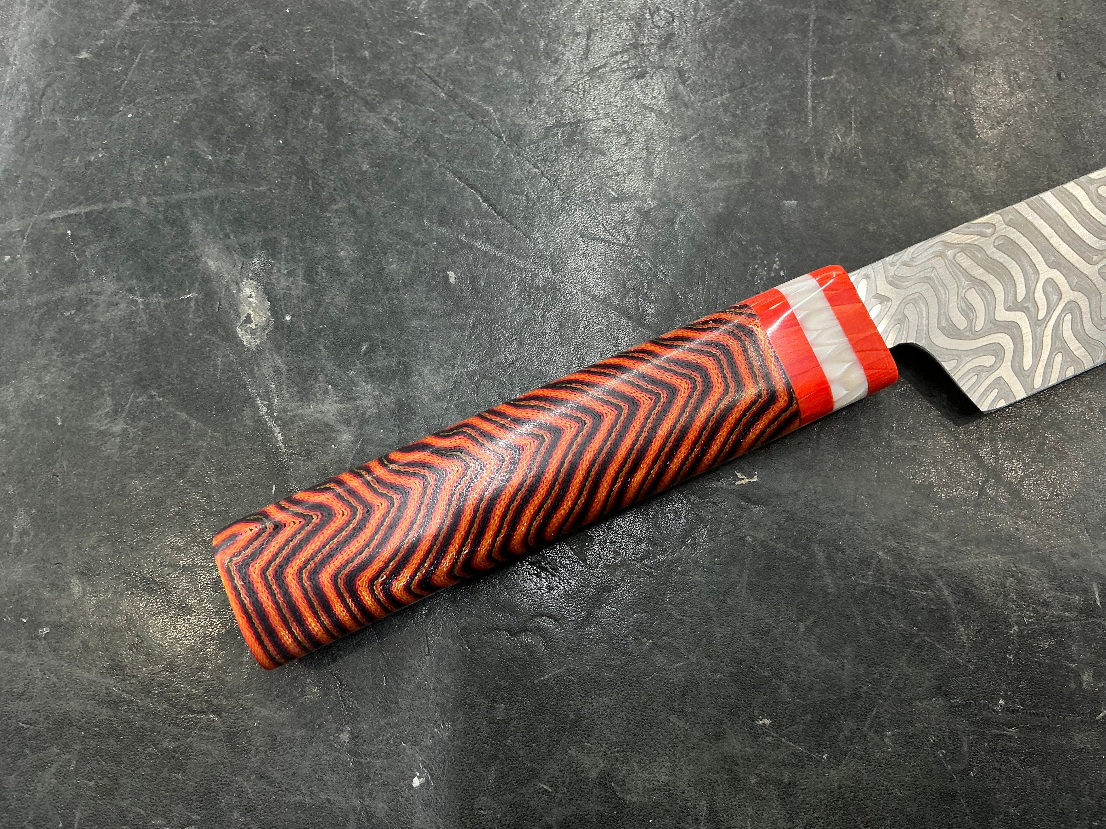 Brain Coral Slicer in CPM MagnaCut - Juma & Micarta Handle 8 3/4”” (220mm)