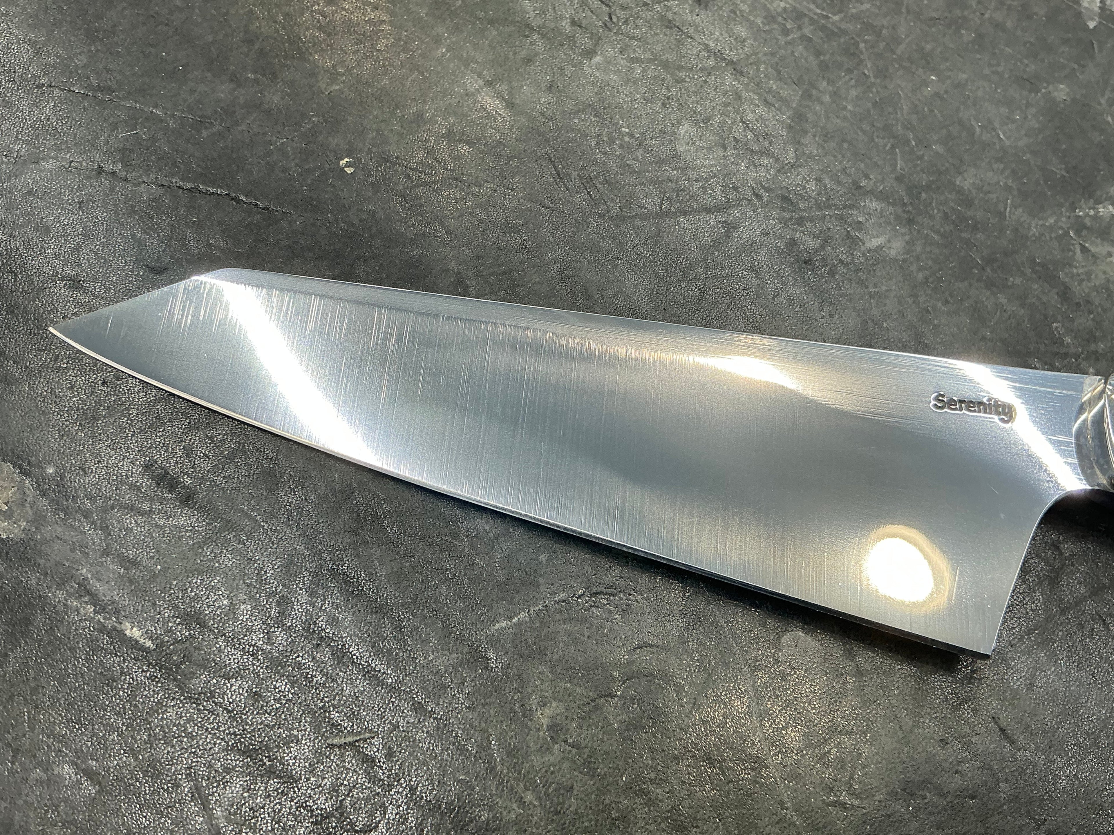 V - Series Petty Knife in CPM154 - 304 SS Bolster & Texas Spalted Pecan