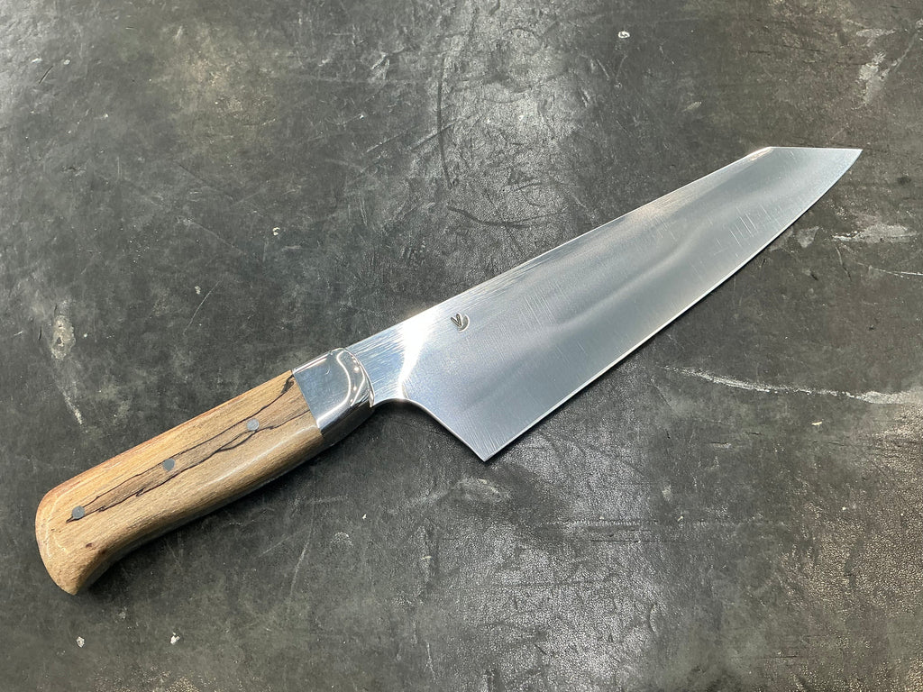 V - Series Petty Knife in CPM154 - 304 SS Bolster & Texas Spalted Pecan