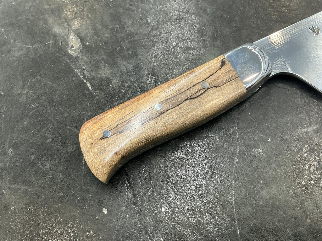 V - Series Petty Knife in CPM154 - 304 SS Bolster & Texas Spalted Pecan