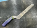Alphabet Soup Bread Knife - CPM154 - Box Elder Burl