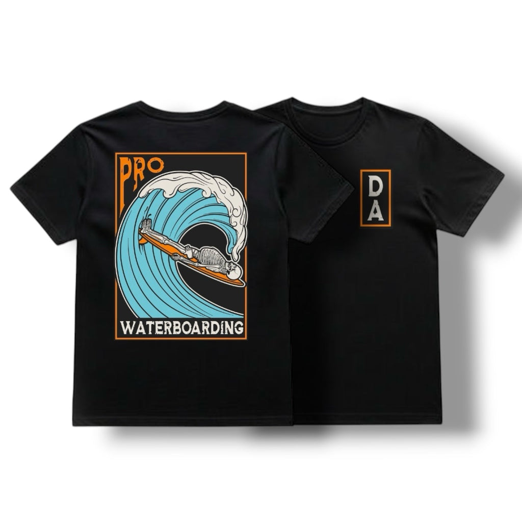 WATERBOARDING TEE (BLACK)